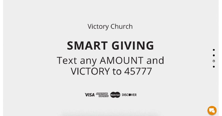 A great example of a church's giving page!